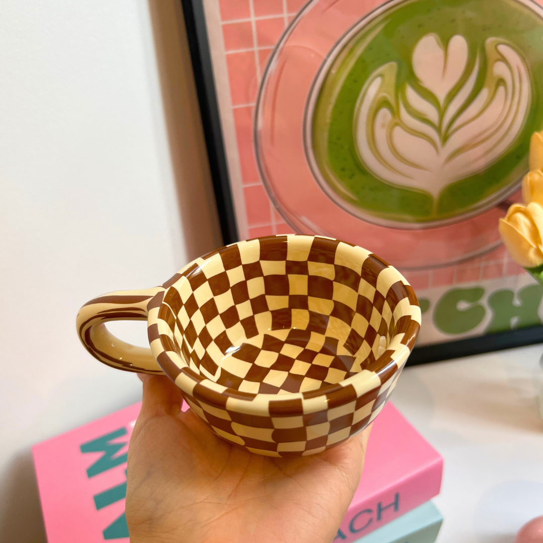 Tasse damier