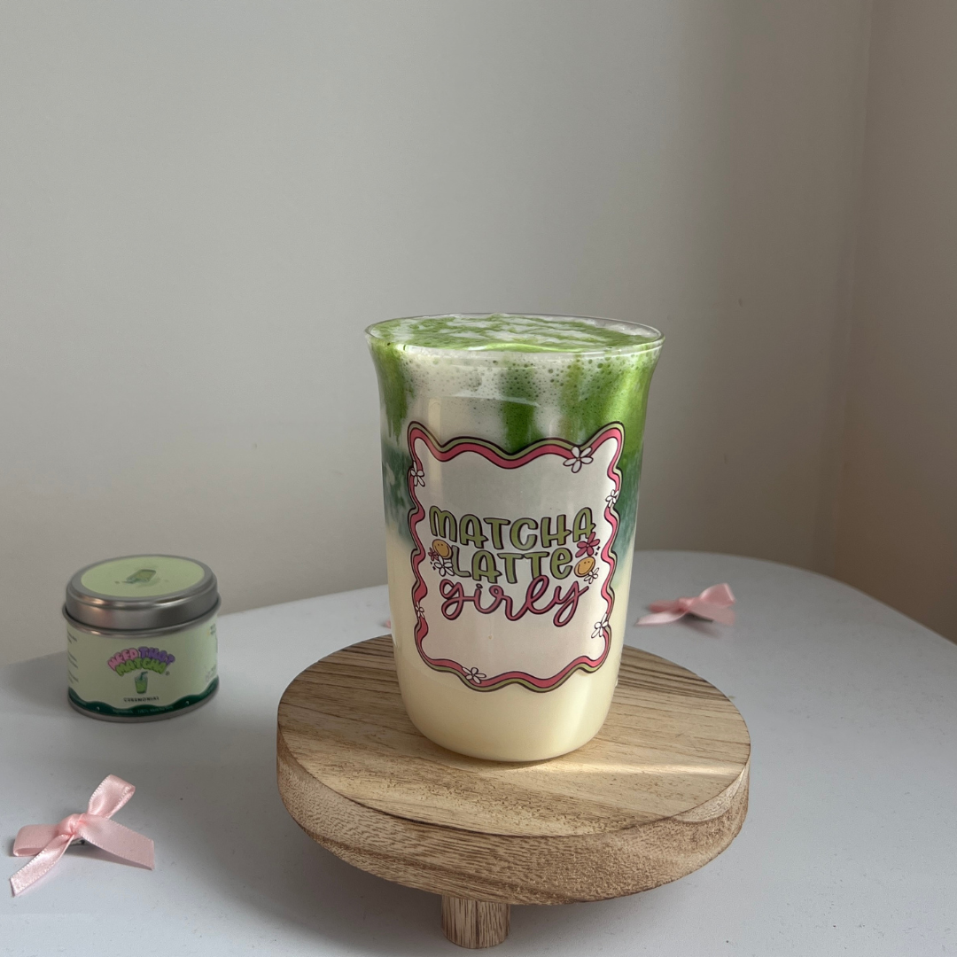 Matcha latte girly mug