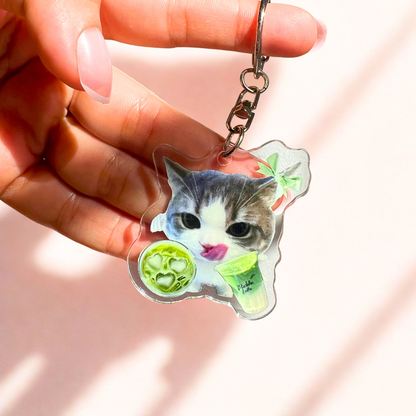 Porte clés / Charm Matcha